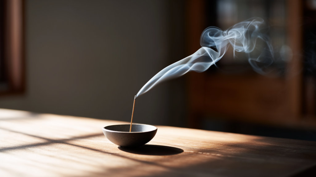 白檀(サンダルウッド)をベースにしたお香は、国内外の高級旅館でも採用されている上質な香り。